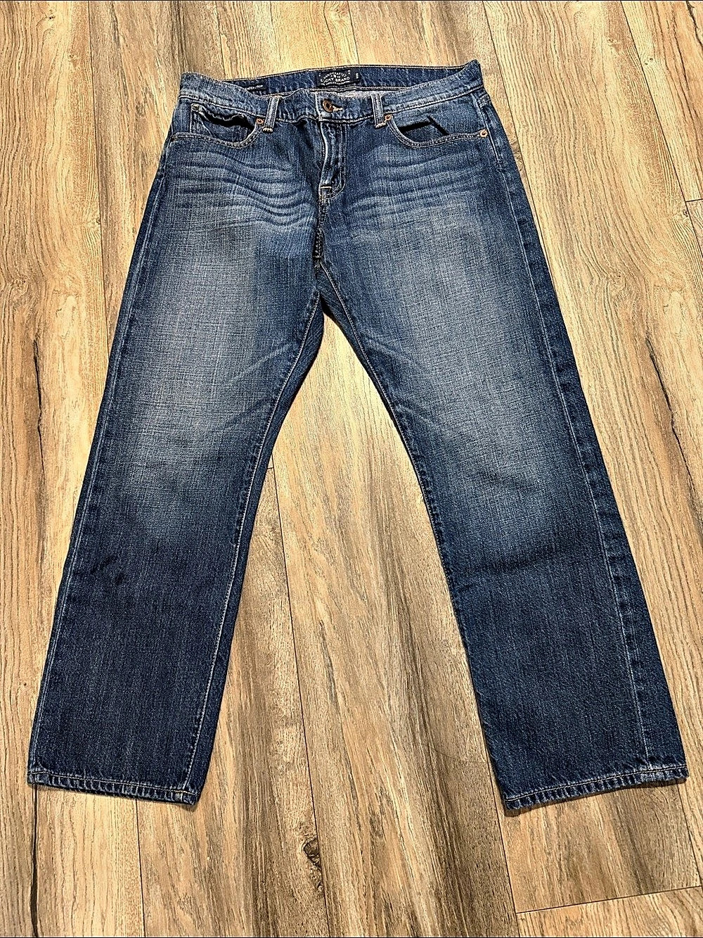 Lucky Brand Sienna Weekender Crop Straight Leg Blue Jeans
